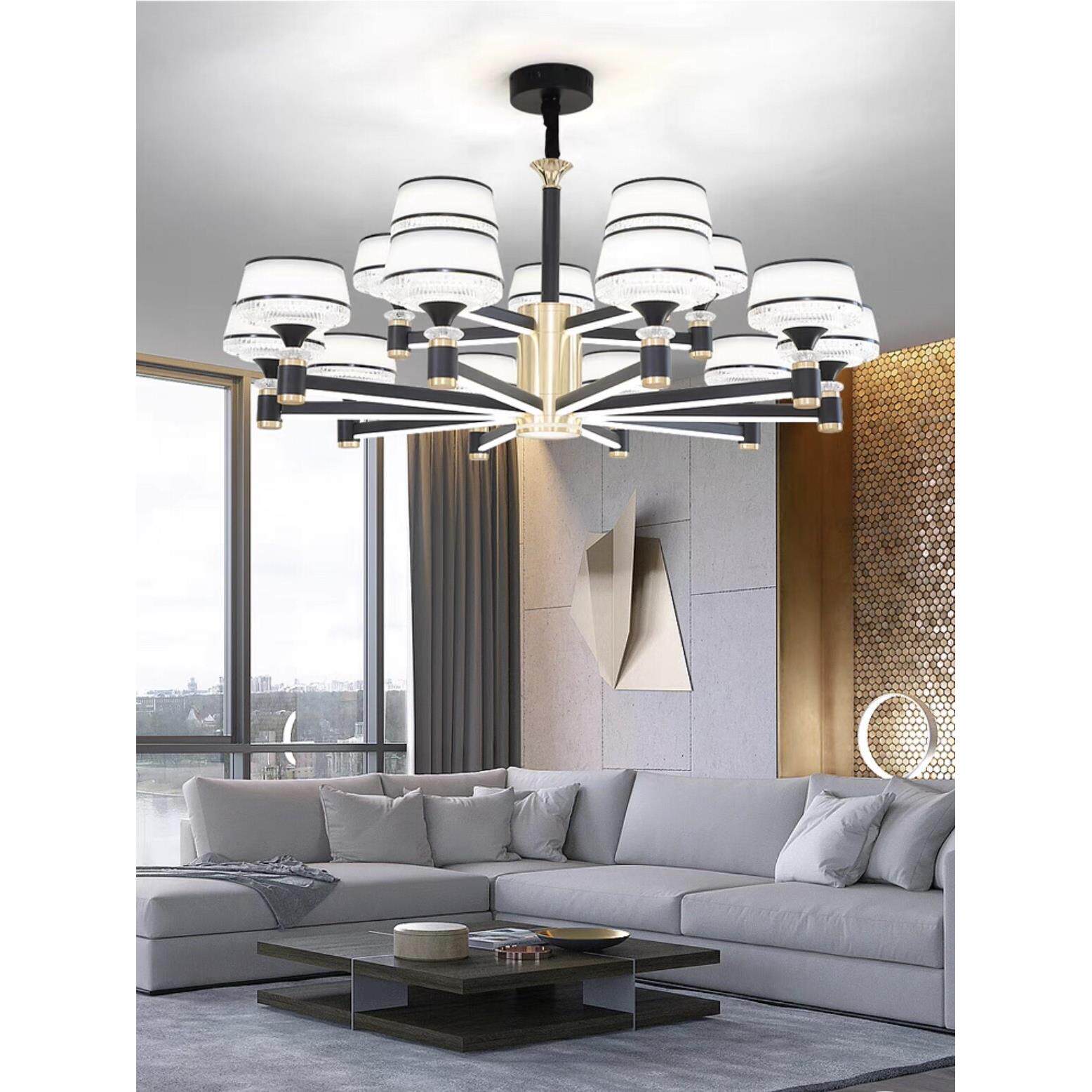 新吊灯客厅灯北欧全屋卧室灯餐厅防尘大气包装简单现代高端灯