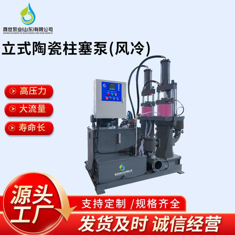 风冷水冷立式陶瓷柱塞泵陶瓷高压排污泵压滤机泥浆泵液压柱塞泵