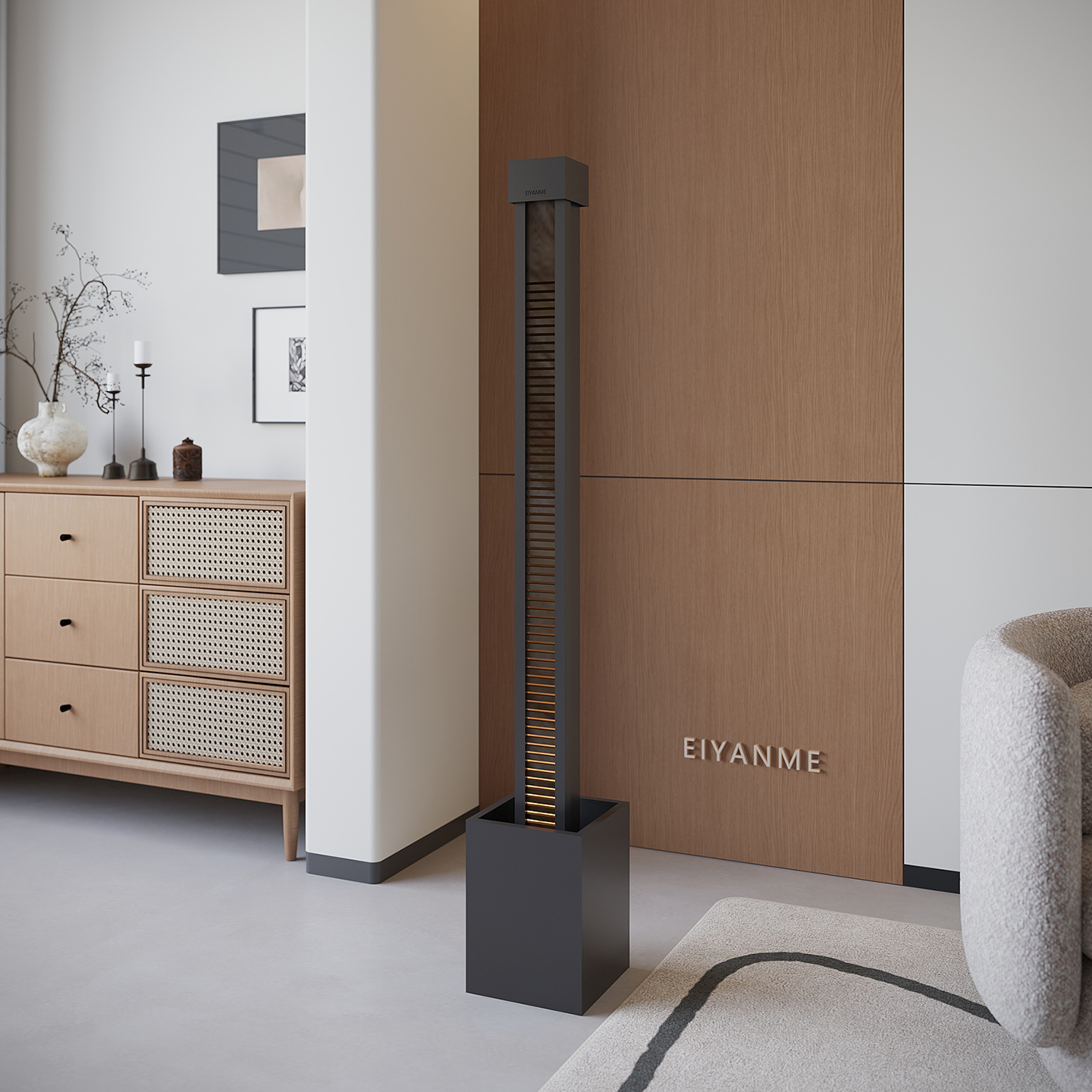 EIYANME商业空间流水饰件高级感