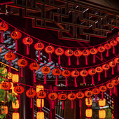 饰灯装 2026新款 led家用农村院子红灯笼彩灯过年户外防水春节装 饰