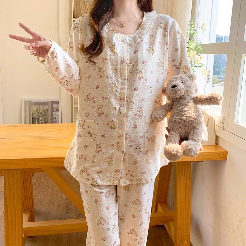 春夏季薄款纯棉孕妇m睡衣产后待产家居服云朵棉怀孕期月子服6月份,孕妇装/孕产妇用品/营养,家居服套装,淘宝优惠券,粉丝福利购,淘宝优惠卷