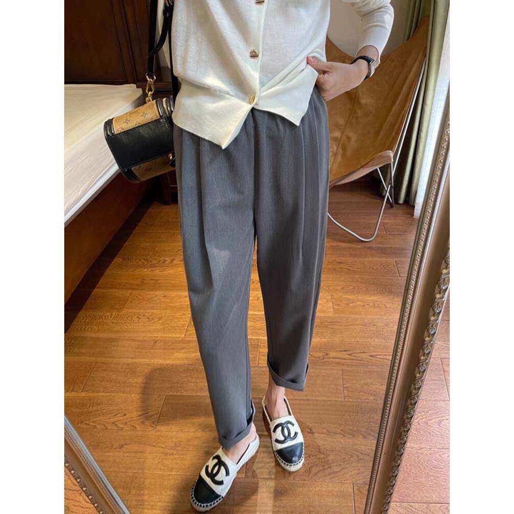 灰色孕妇裤子春款宽松休闲萝卜西装裤春秋外穿九分直筒显瘦哈伦裤,孕妇装/孕产妇用品/营养,孕妇打底裤,淘宝优惠券,粉丝福利购,淘宝优惠卷