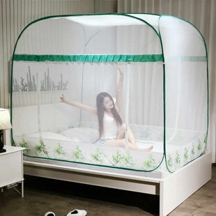 免安装180x200蒙古包蚊帐方顶传统防摔儿童蚊帐蒙古包1.5m床家用