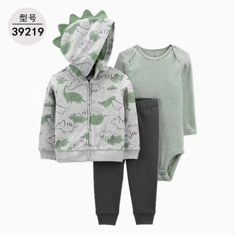 婴儿连体衣套装儿童卫衣裤春秋薄款男女宝宝婴幼纯棉长袖三件套新,童装/婴儿装/亲子装,套装,淘宝优惠券,粉丝福利购,淘宝优惠卷