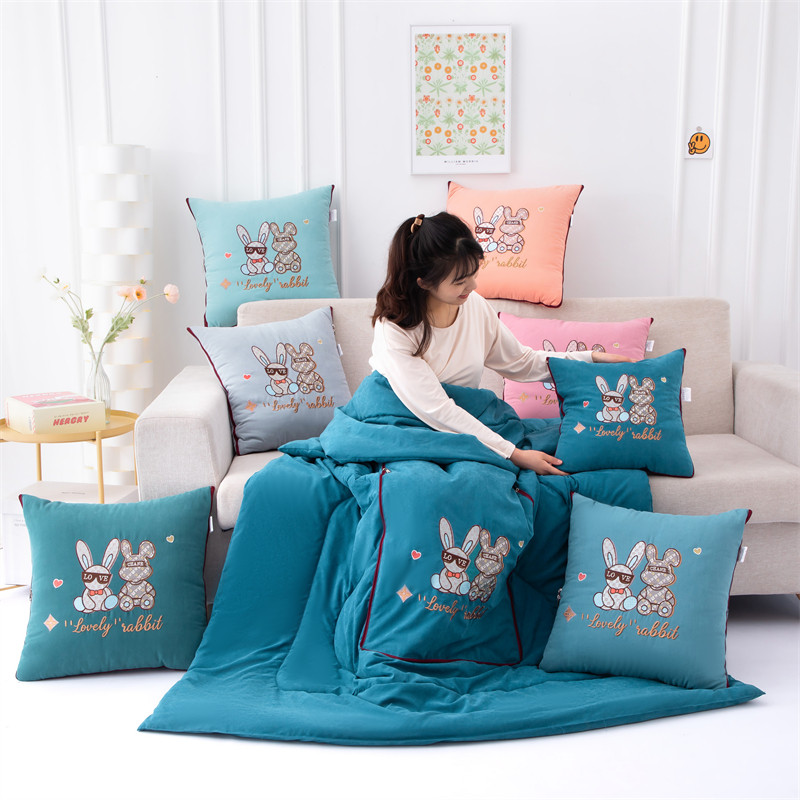 云锦棉抱枕被子两用办公室v沙发午休空调夏凉N被车载折叠靠垫枕头,居家布艺,抱枕被,淘宝优惠券,粉丝福利购,淘宝优惠卷