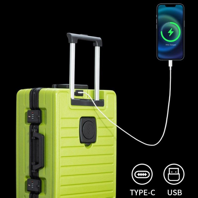 高颜值静音万向轮旅行箱干湿分离行李箱20寸登机箱26寸大容量密码