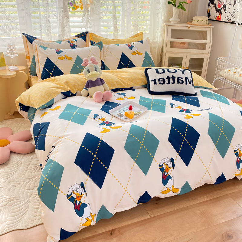 定做定制儿c童全棉四件套卡通纯棉被套被罩150*215*229*230*250cm