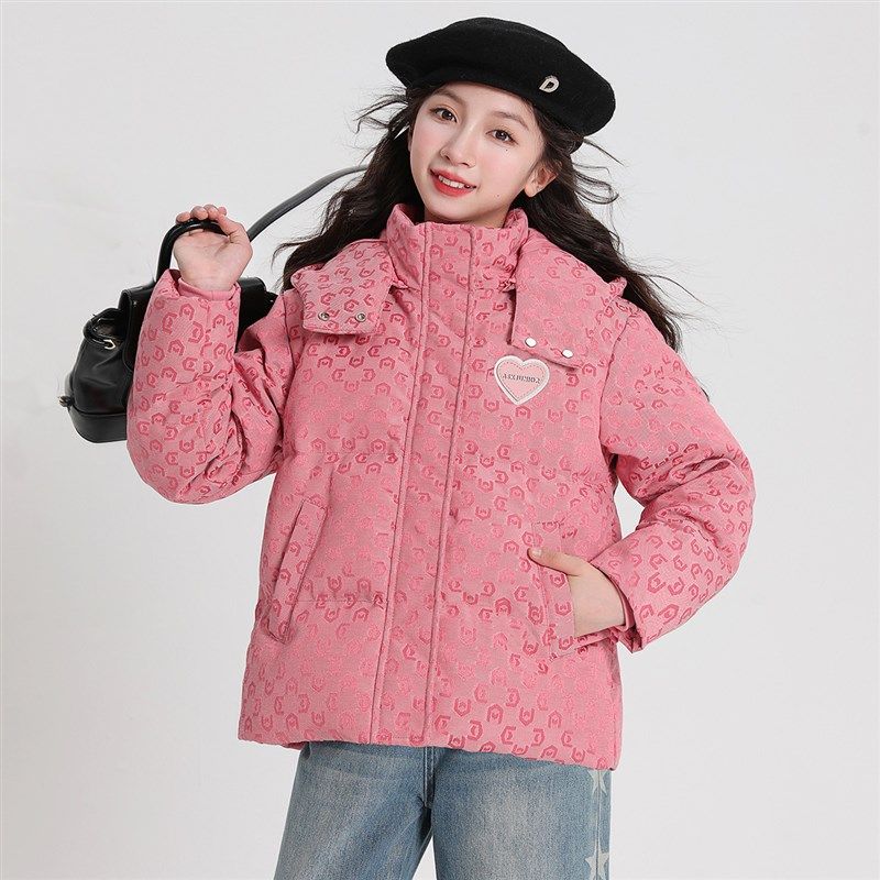 女童羽绒棉服2024冬季新款儿童棉袄防风外套加厚短款时尚保暖棉衣,童装/婴儿装/亲子装,棉袄/棉服,淘宝优惠券,粉丝福利购,淘宝优惠卷