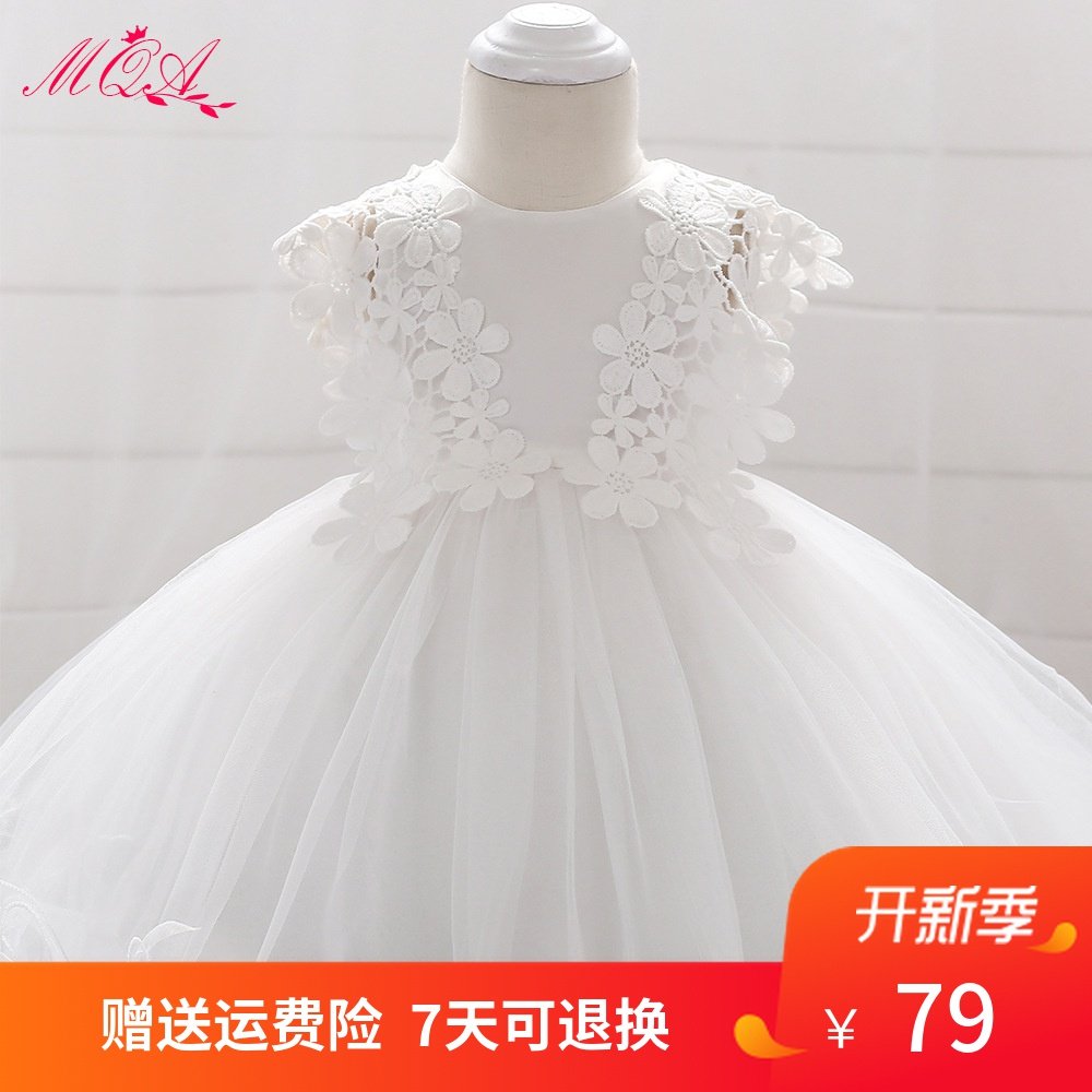 花童礼服c婴儿宝宝周岁生日满月婚纱礼服蕾丝钩花公主裙网纱连衣,童装/婴儿装/亲子装,儿童礼服,淘宝优惠券,粉丝福利购,淘宝优惠卷
