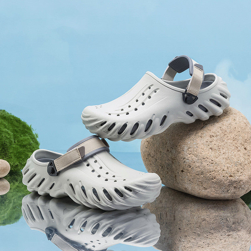 新款波波鞋洞洞鞋沙滩鞋软底凉拖鞋夏季休闲防滑透气男女通用舒适,女鞋,洞洞鞋,淘宝优惠券,粉丝福利购,淘宝优惠卷