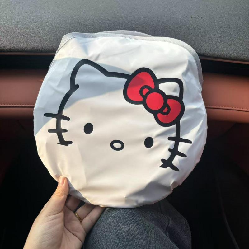 重磅升级汽车遮阳档前挡风玻璃防晒隔热遮阳伞车内遮阳帘卡通印花