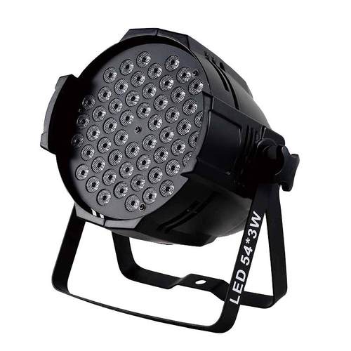 户外防雨54颗帕灯LED54X3W RGBW染色帕灯婚庆演出舞台灯光酒吧灯