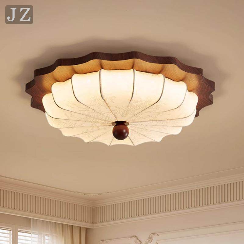 法式中古风卧室LED吸顶灯 复古创意客厅灯花形布艺护眼主卧房间灯,农机/农具/农膜,播种栽苗器/地膜机,淘宝优惠券,粉丝福利购,淘宝优惠卷