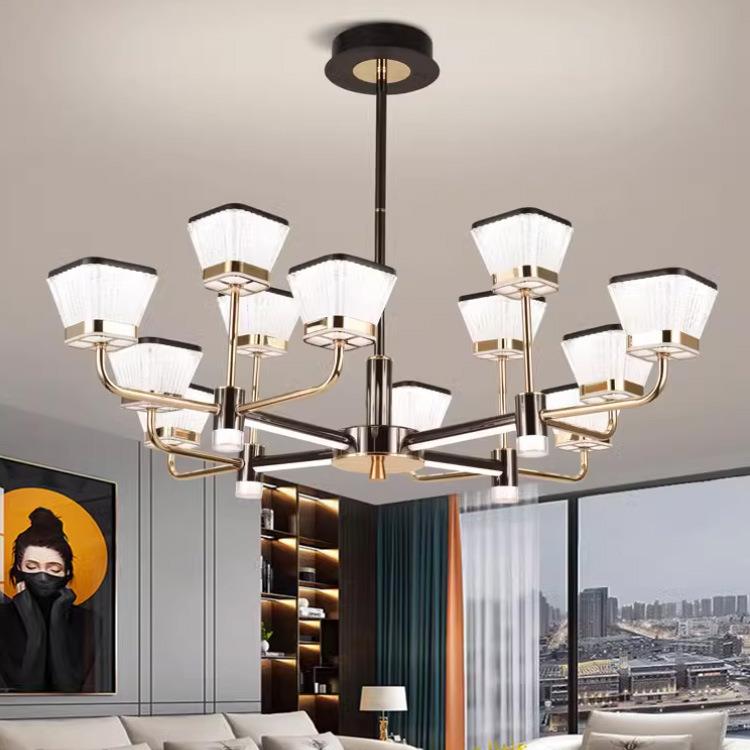 北欧现代简约客厅吊灯轻奢大气创意餐厅灯全光谱led卧室书房主灯