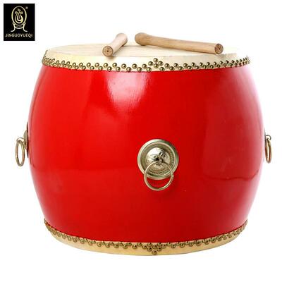 金果乐器12寸大堂鼓战鼓红鼓大堂鼓 学校 乐队