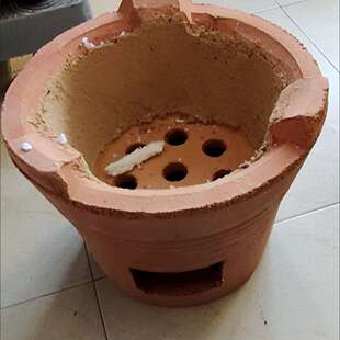 木碳炭红泥烧烤火锅土炉入宅风茶炉干烧耐火锂质浅煲仔砂锅家商用