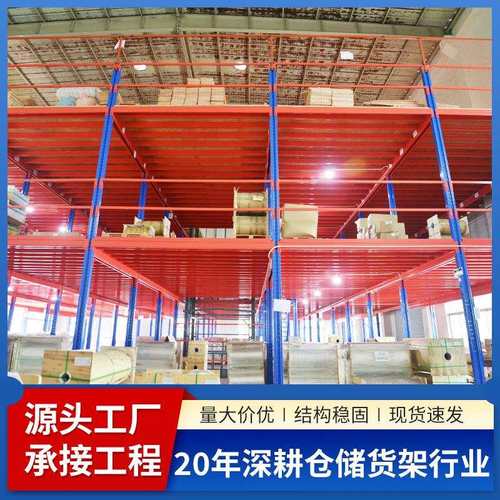 铝材货架重型钢结构平台货架门窗铝材堆放置物架管材多层重型货架