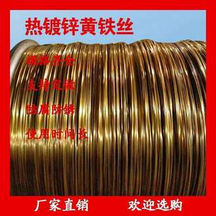 黄铁丝 热镀锌黄铁丝 热镀锌白铁丝 手工园艺铁丝 电镀铁丝 防锈