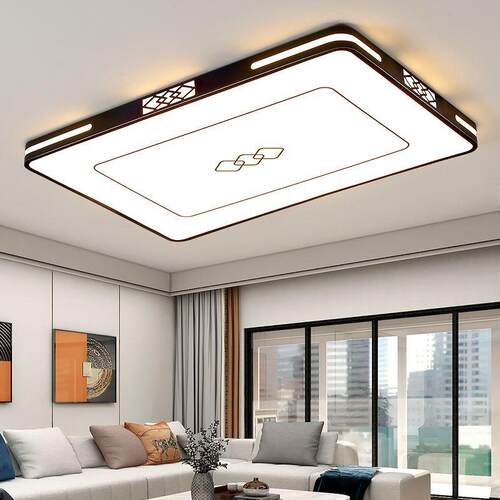 客厅灯长方形LED吸顶灯2025新款卧室灯具简约现代全屋套餐组合灯