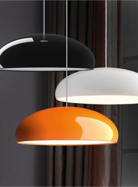 意大利设计师餐厅吊灯客厅橙色灯现代简约个性flos感吊线灯具
