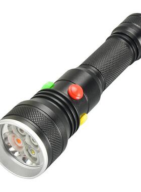 品胜MSL4720-4红绿红黄白三色四色铁路信号灯 4种颜色信号手电筒