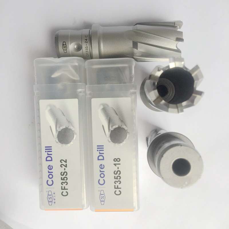 EST恒锋空心钻头磁力钻钻头钢板钻取芯钻头磁座钻CW35S-12-60