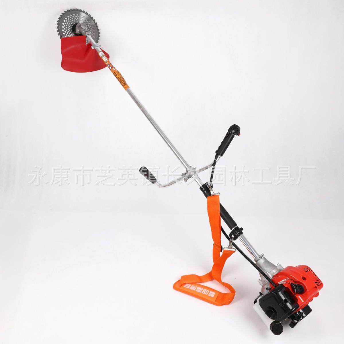 至嘉二冲程打草机大马力侧挂式割草机割灌机草坪机除草机割稻机