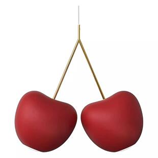 意大利Qeeboo Cherry个性创意樱桃造型LED吧台餐厅装饰橱窗吊灯