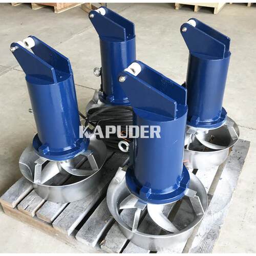 4kw铸铁潜水搅拌机 叶轮导流罩304不锈钢 QJB4/6-320/3-980
