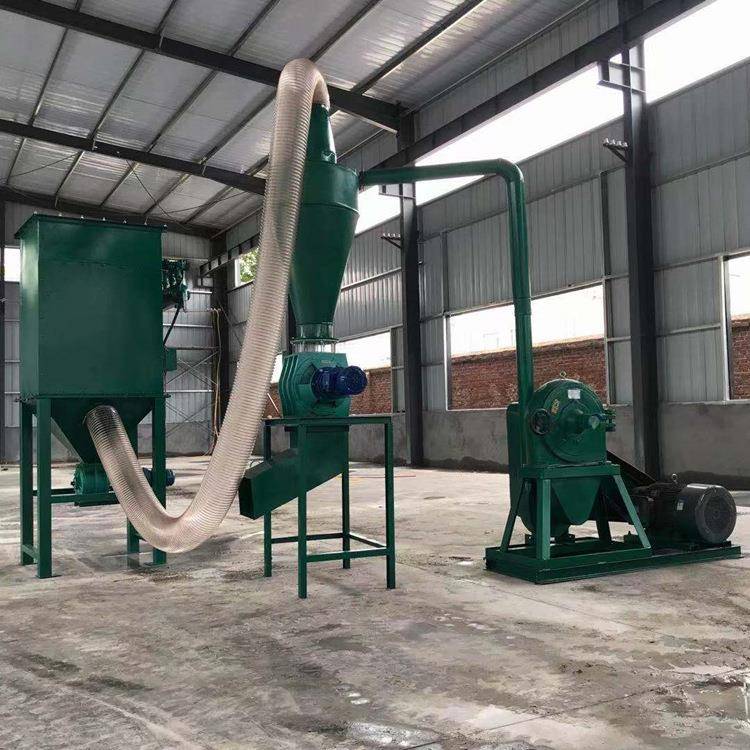 食品厂玉米小麦磨粉机佛香木粉机锯末细粉机食用菌木屑粉碎机