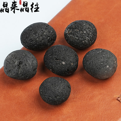 天然玻璃陨石黑玻璃陨石手工DIY
