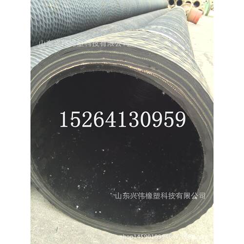 散装水泥车钢丝卸灰管 耐磨压夹布喷砂胶管 钢丝橡胶波纹软管