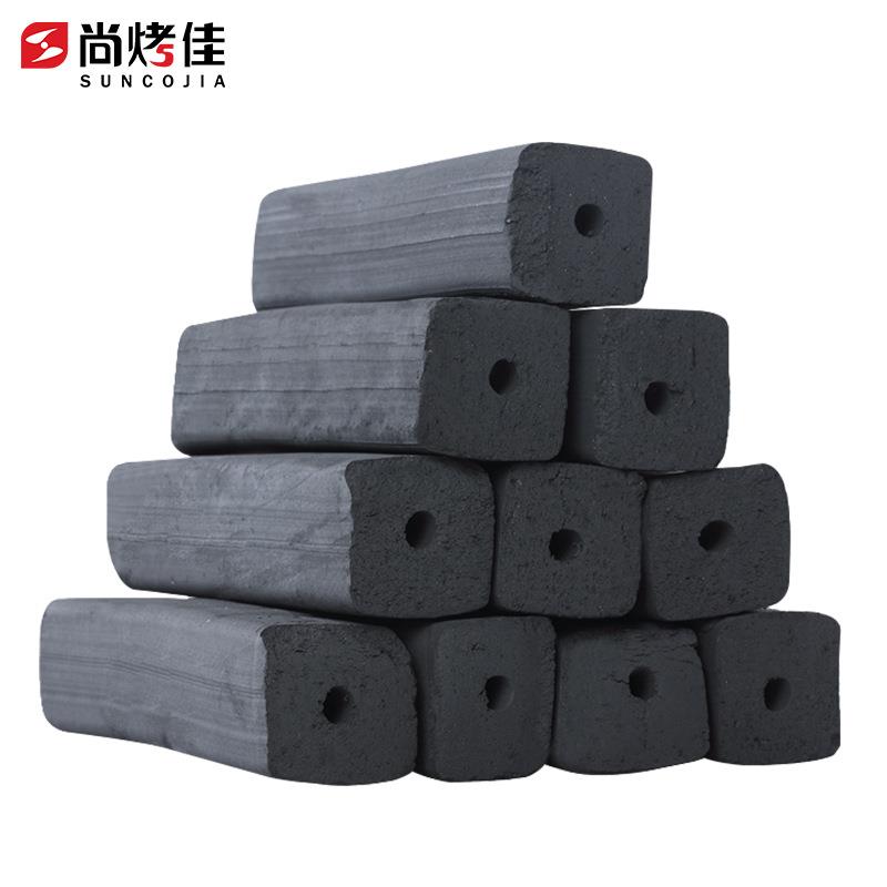 尚烤佳无烟条形空心烧烤炭竹炭木炭