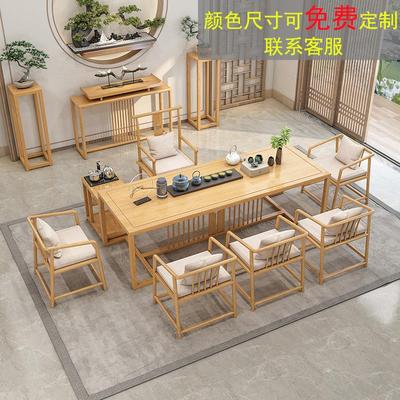 实木茶桌小型家用新中式客厅接待酒店办公室茶馆茶楼全套茶台