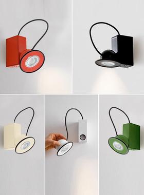 意大利Minibox设计师磁吸壁灯复古卧室房间床头书台客厅过道壁灯