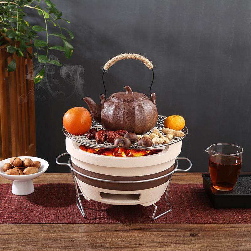 围炉煮茶家用室内老式炭炉家用打边炉泥碳炉户外烧烤陶土烤茶茶壶,农机/农具/农膜,播种栽苗器/地膜机,淘宝优惠券,粉丝福利购,淘宝优惠卷
