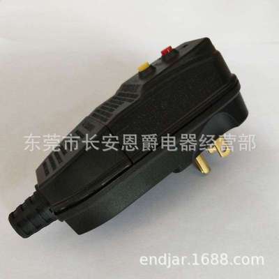 美规UL认证漏电保护插头15A120V自动复位无需手动按扭上电GFCI插