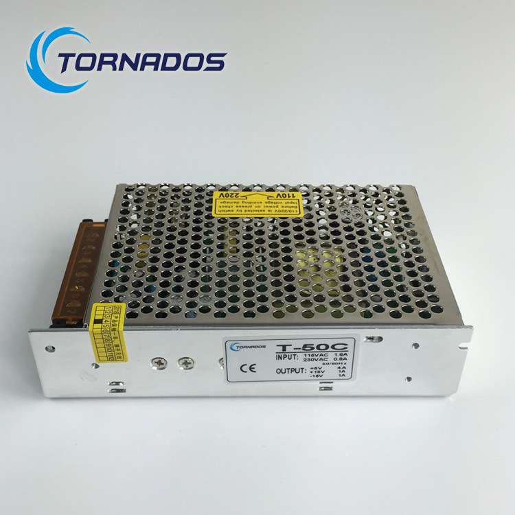 开关电源T-50C 三组电压输出+5V4A +15V1A -15V1A CE认证质保2年
