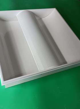 T8明装双管灯盘  工程黑色LED格栅灯盘 180*1200mm应急平板灯