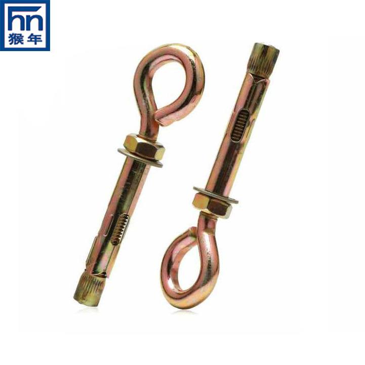 猴年膨胀螺丝厂家M6膨胀管O型套管壁虎膨胀螺栓羊眼吊环壁虎