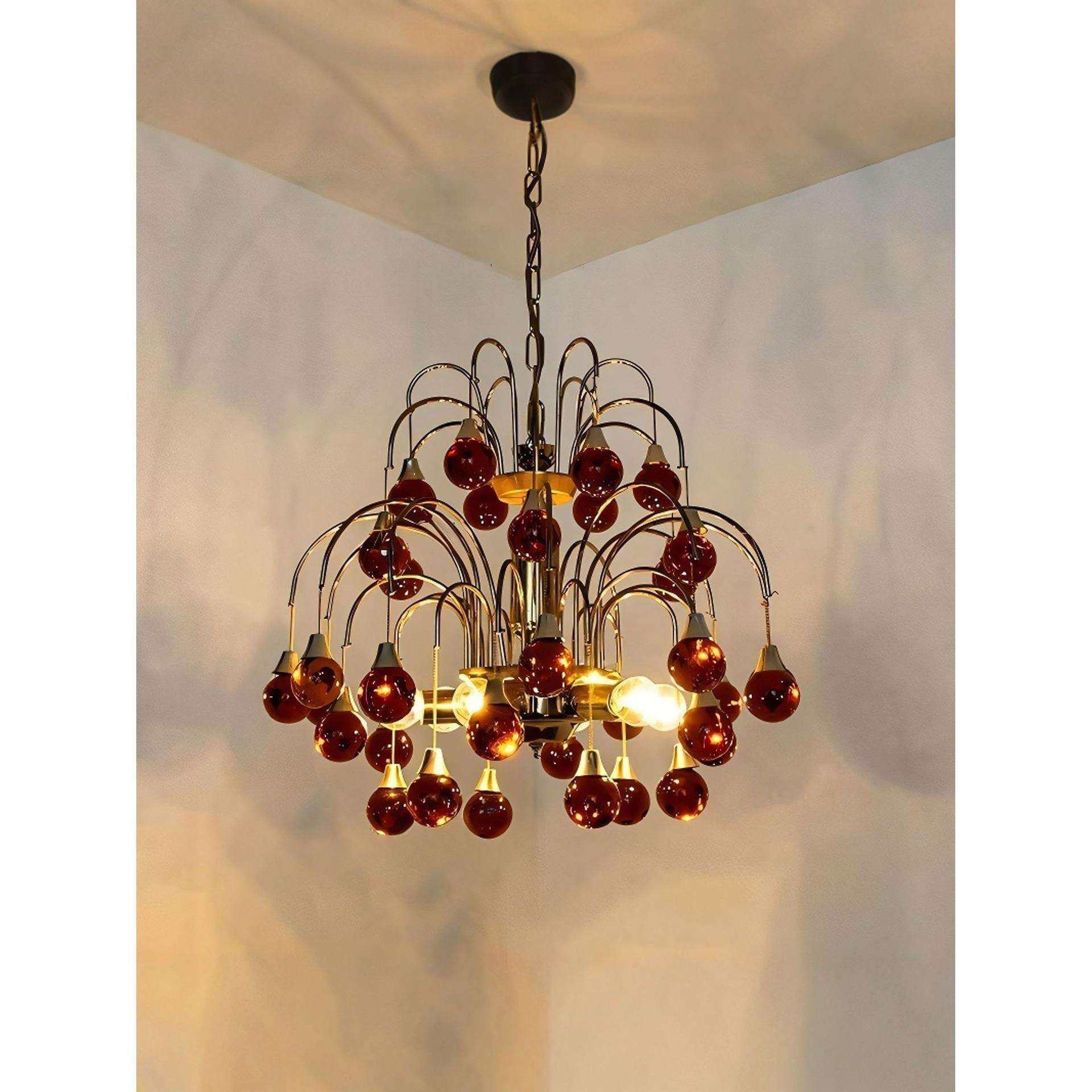 法式樱桃玻璃吊灯复古客厅卧室中古创意餐厅灯具,农机/农具/农膜,播种栽苗器/地膜机,淘宝优惠券,粉丝福利购,淘宝优惠卷