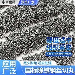钢丸钢砂抛丸不锈钢丸钢丝切丸耐磨抛光除锈研磨丸合金抛丸