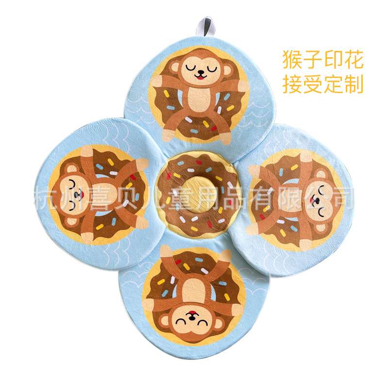 跨境厂家直销印花可爱动物花朵浴垫婴儿澡盆新生儿花瓣宝宝洗澡垫