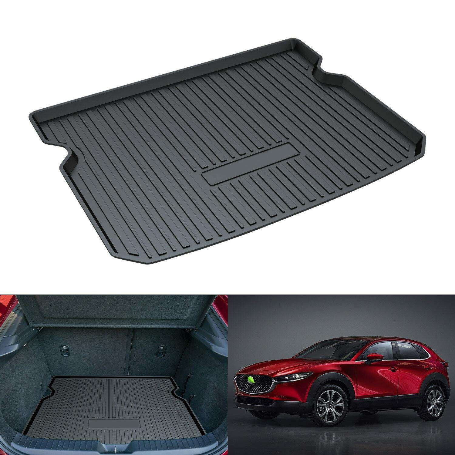 适用于马自达CX-30后备箱垫专用TPE汽车脚垫3D环保无异味靠背垫