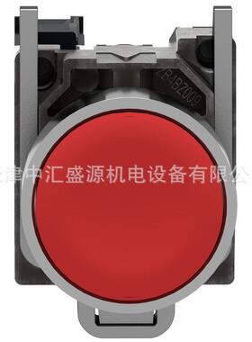 XB4BA42平头按钮金属按钮ZB4BZ102+ZB4BA4红色1NC按钮开关