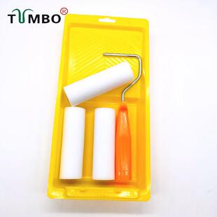 工厂直销滚筒刷套装2寸4寸海绵滚筒刷托盘油漆刷补漆改色工具刷