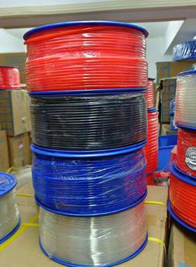 台达新同力聚氨酯pu空压机NPU4*2.5mm气动气管软管红黑蓝透明色