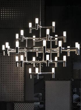 意大利Nemo Crown Minor长条餐厅灯吧台客厅灯别墅大厅楼梯间吊灯