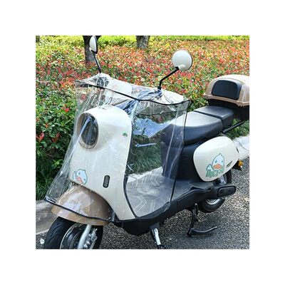 电动电瓶车前挡风罩冬季女装摩托车踏板车骑车透明挡风板防雨神器