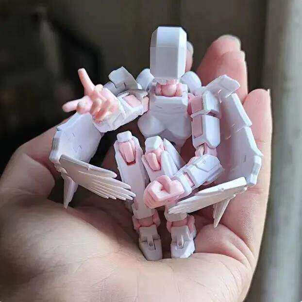 3d打印人偶第三代dummy幸运13十三多全关节可动手办带翅膀女版3